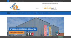 Desktop Screenshot of cinema4you.at